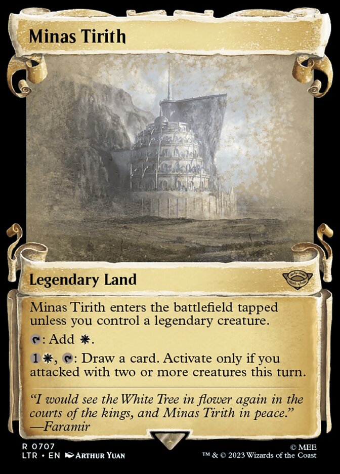 Minas Tirith, The Lord Of The Rings: Tales Of Middle-Earth Card Art