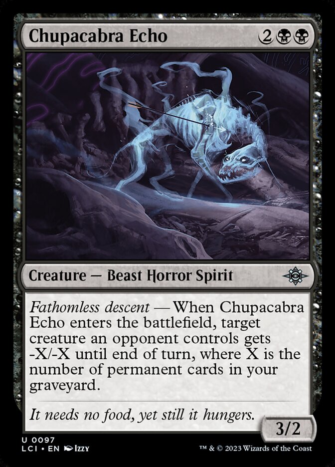 Chupacabra Echo, The lost caverns of ixalan Card Art