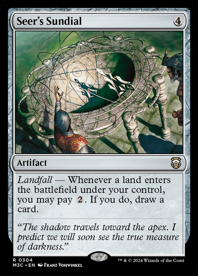 Seer's Sundial, Modern Horizons 3 Commander Card Art