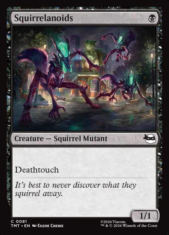 Squirrelanoids, Teenage Mutant Ninja Turtles Card Art