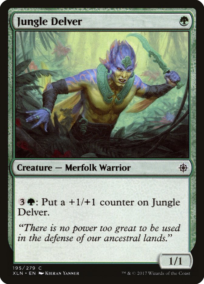 Jungle Delver, Ixalan Card Art