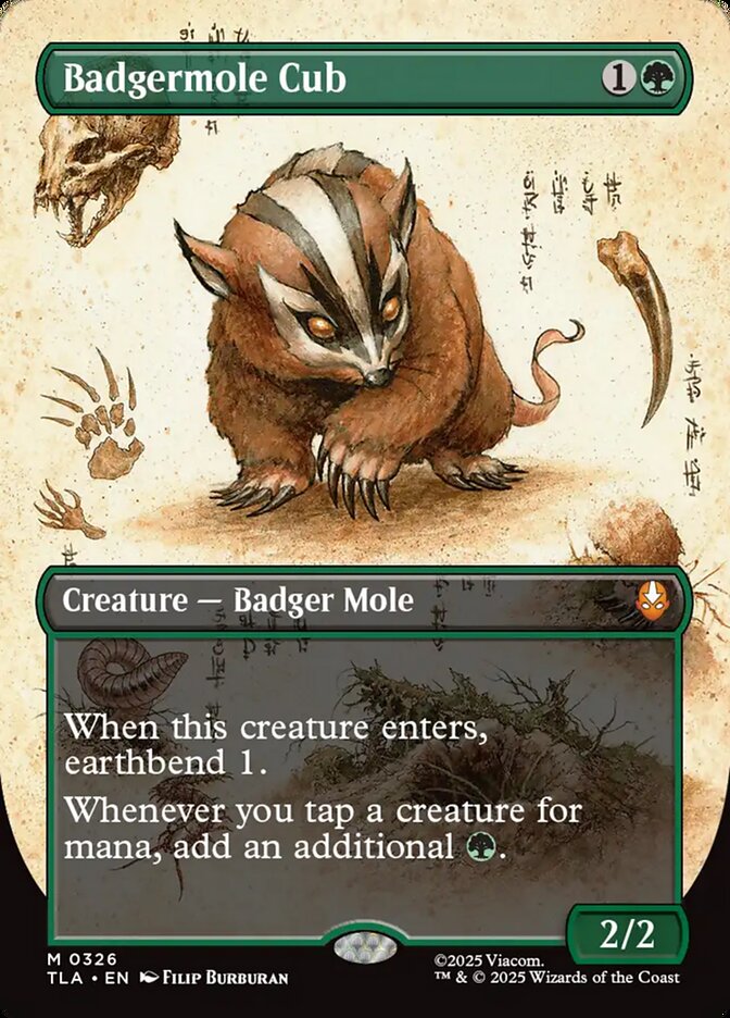 Badgermole Cub, Avatar: The Last Airbender Card Art