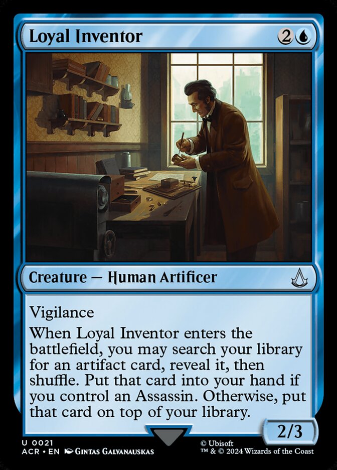 Loyal Inventor, Assassin'S Creed Card Art