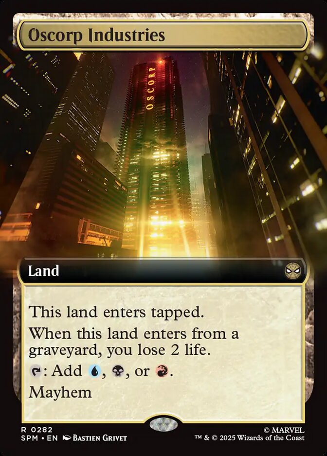 Oscorp Industries, Marvel'S Spider-Man Card Art