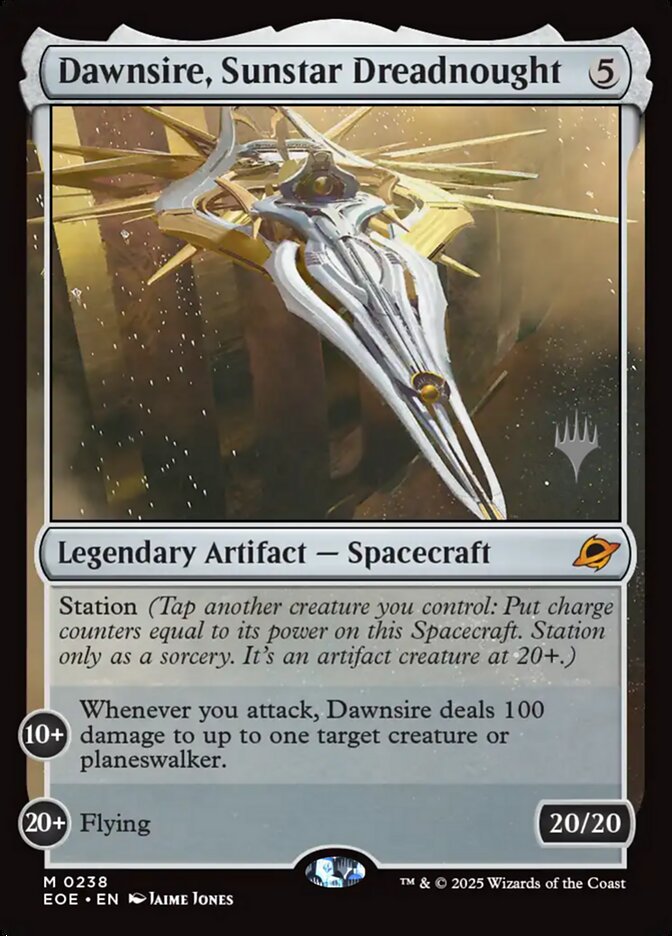 Dawnsire, Sunstar Dreadnought, Edge Of Eternities Promos Card Art