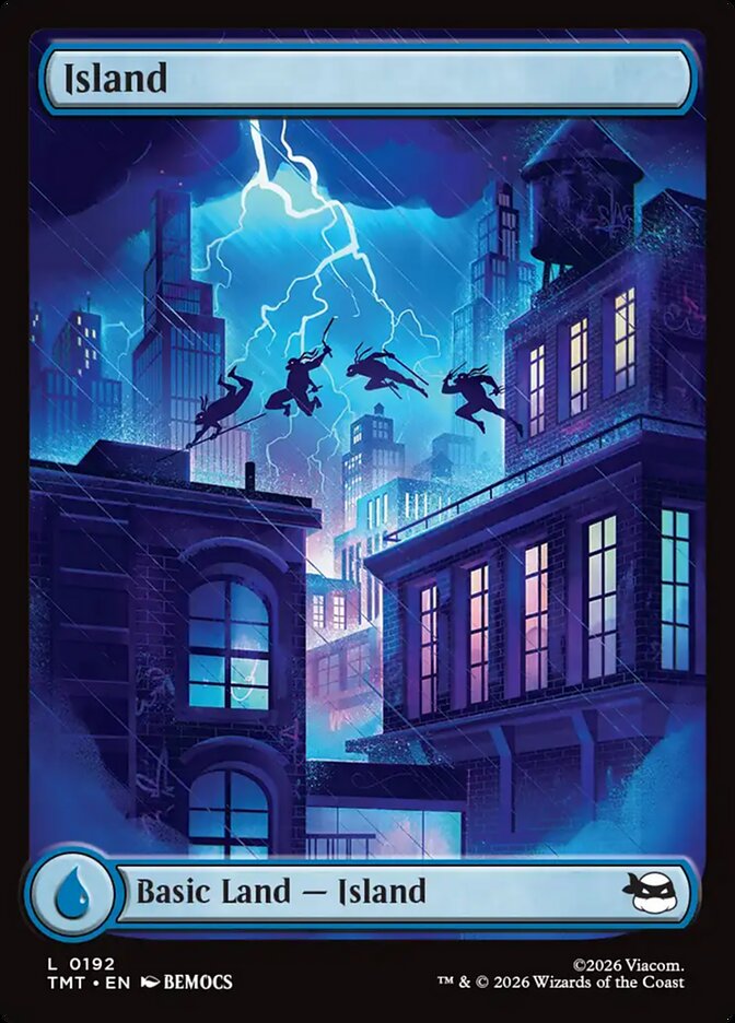 Island, Teenage Mutant Ninja Turtles Card Art
