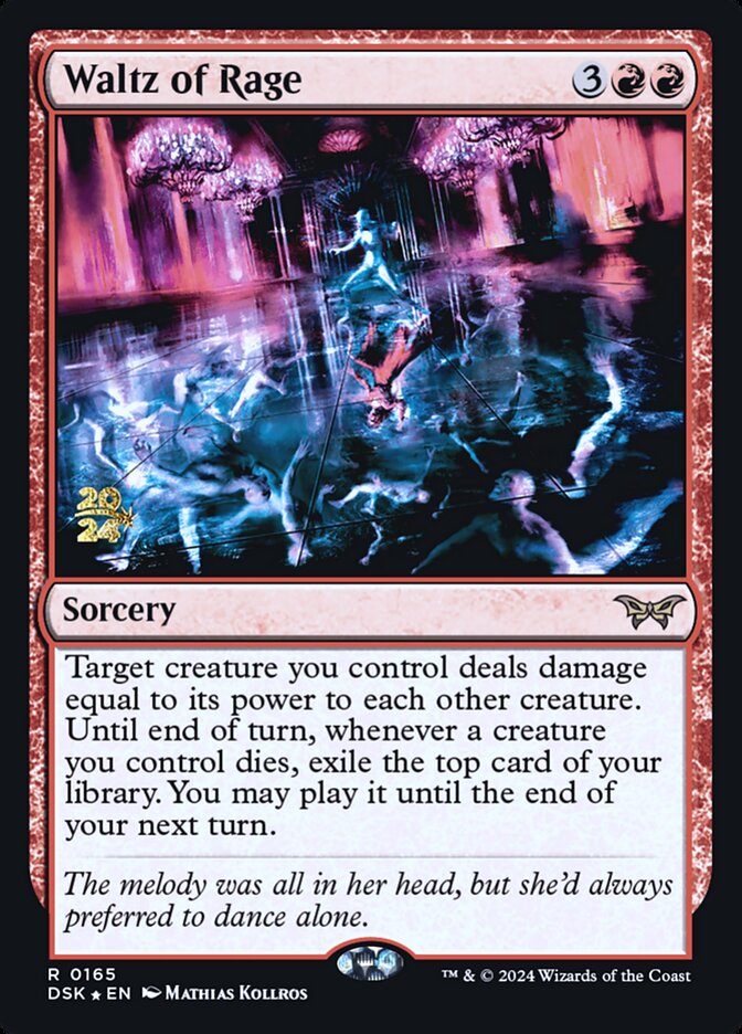 Waltz of Rage, Duskmourn: House Of Horror Promos Card Art