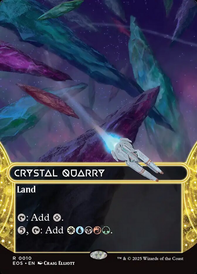 Crystal Quarry, Edge Of Eternities: Stellar Sights Card Art