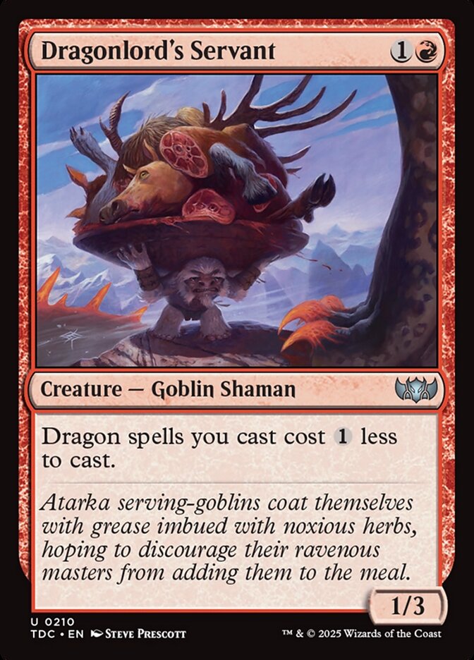 Dragonlord's Servant, Tarkir: Dragonstorm Commander Card Art