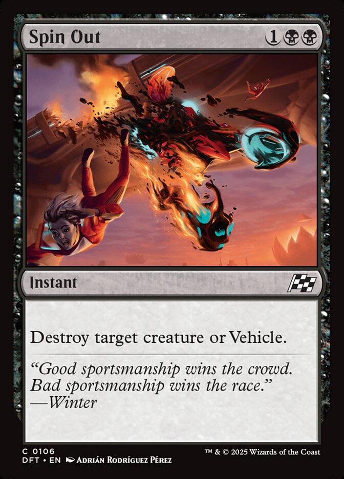 Spin Out, Aetherdrift Card Art