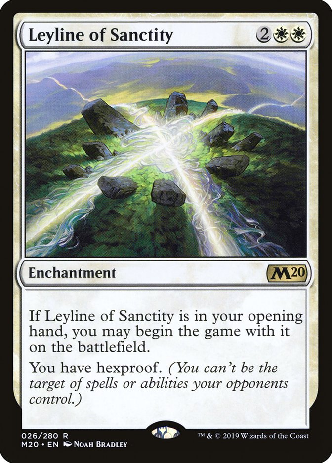 Leyline of Sanctity, Core Set 2020 Card Art