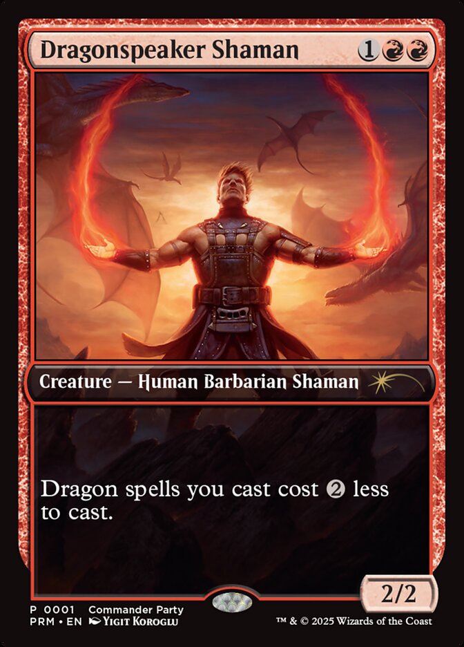 Dragonspeaker Shaman, Wizards Play Network 2025 Card Art