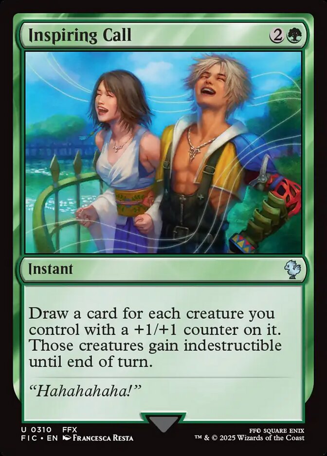 Inspiring Call, Final fantasy commander Card Art