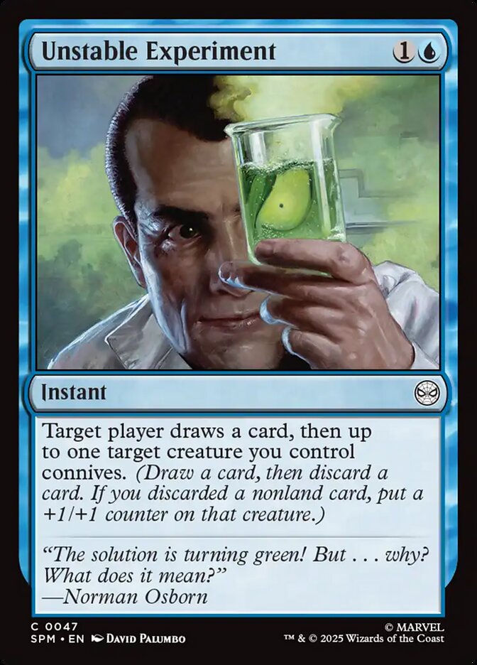 Unstable Experiment, Marvel'S Spider-Man Card Art