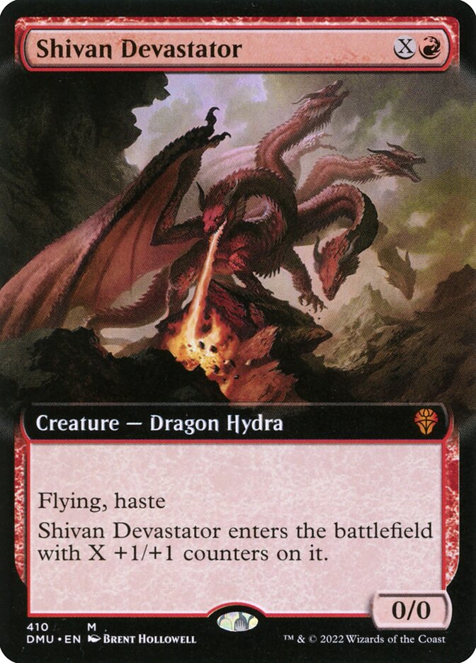 Shivan Devastator, Dominaria United Card Art