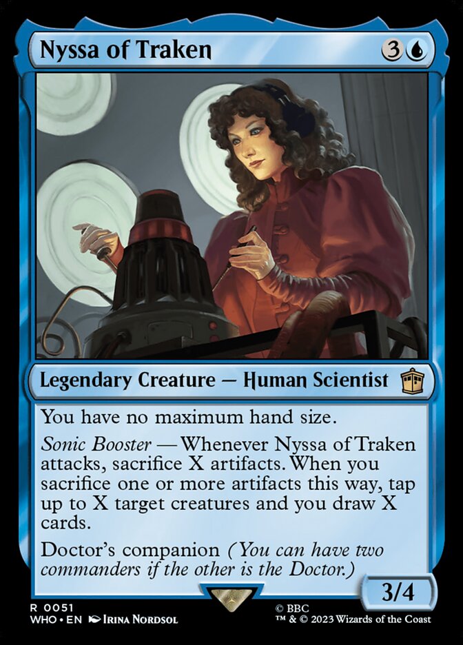Nyssa of Traken, Doctor Who Card Art