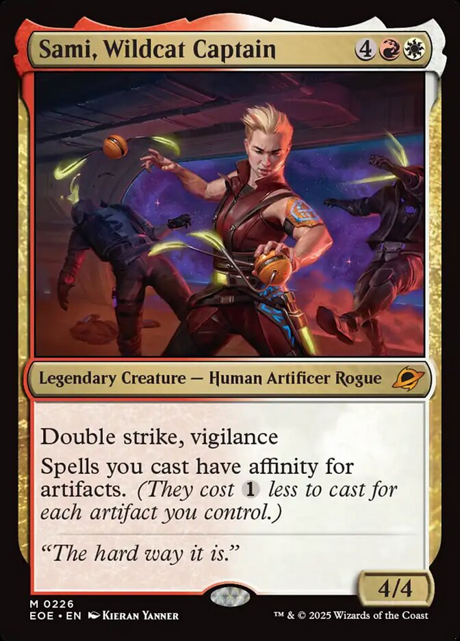 Sami, Wildcat Captain, Edge of eternities Card Art