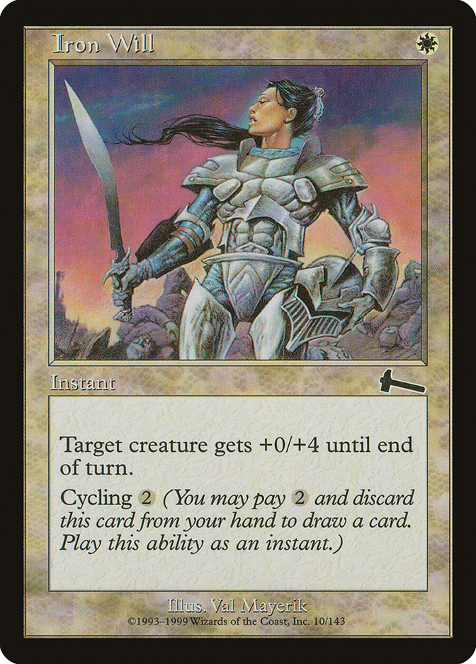 Iron Will, Urza's legacy Card Art