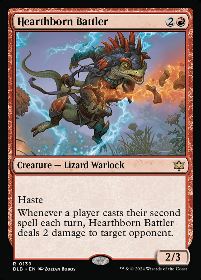Hearthborn Battler, Bloomburrow Card Art