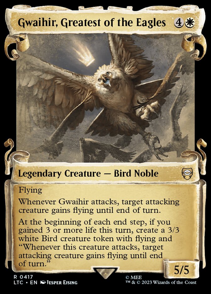 Gwaihir, Greatest of the Eagles, Tales Of Middle-Earth Commander Card Art