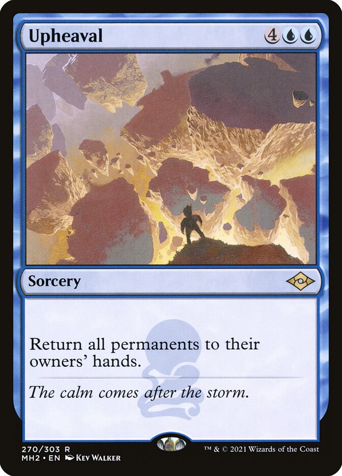 Upheaval, Modern horizons 2 Card Art