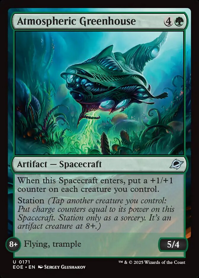 Atmospheric Greenhouse, Edge of eternities Card Art
