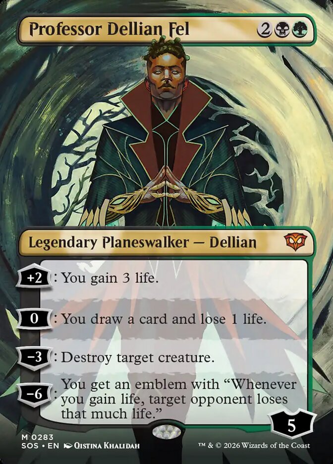 Professor Dellian Fel, Secrets Of Strixhaven Card Art