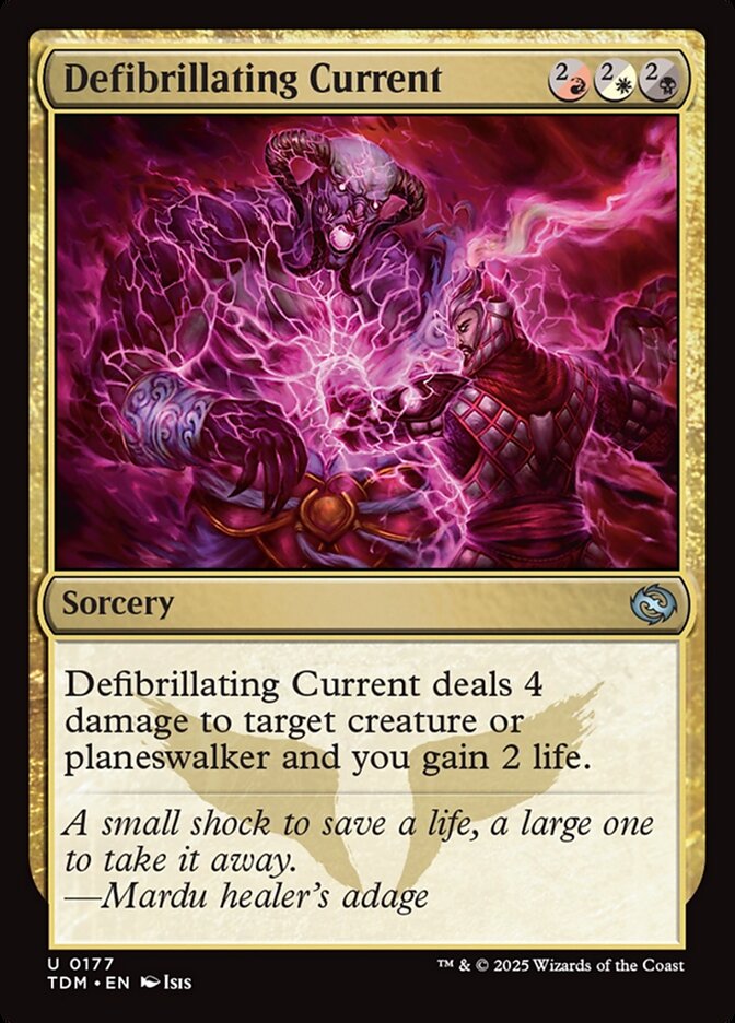 Defibrillating Current, Tarkir: dragonstorm Card Art