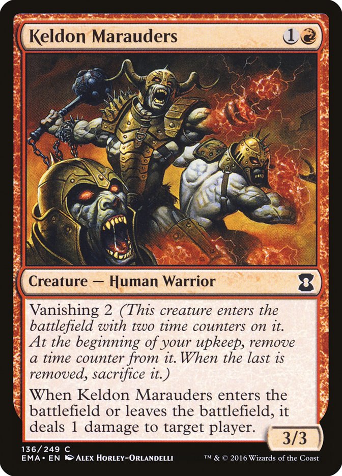 Keldon Marauders, Eternal Masters Card Art