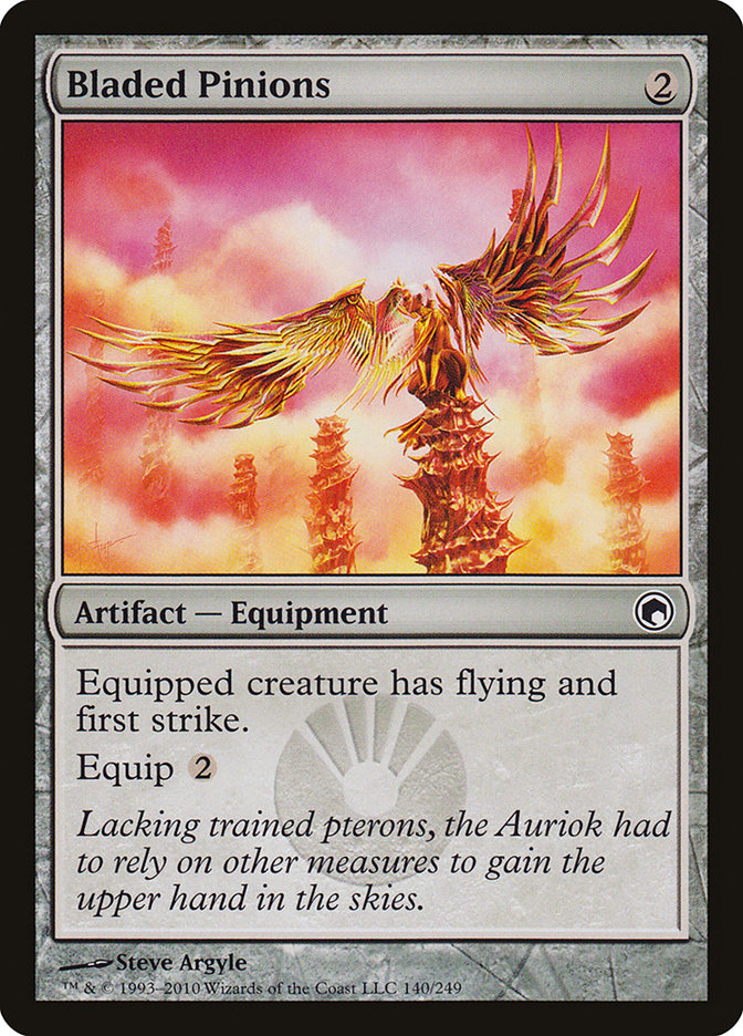 Bladed Pinions, Scars of mirrodin Card Art