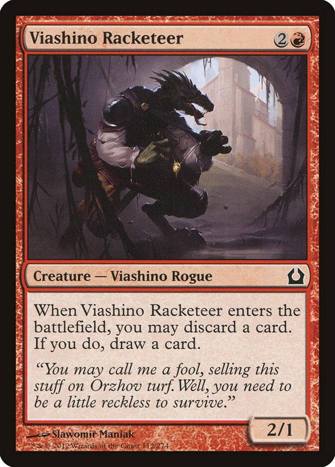 Viashino Racketeer, Return To Ravnica Card Art