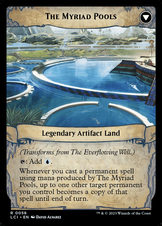 The Everflowing Well // The Myriad Pools, The Lost Caverns Of Ixalan Card Art