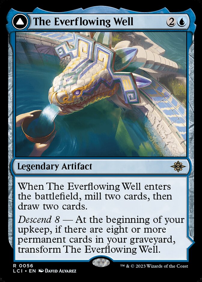 The Everflowing Well // The Myriad Pools, The Lost Caverns Of Ixalan Card Art