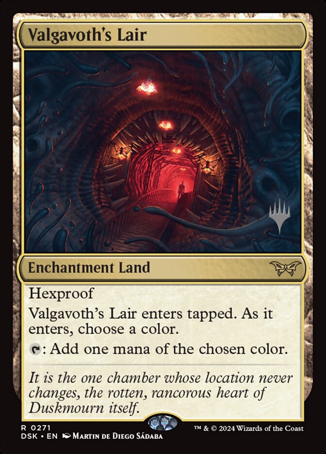 Valgavoth's Lair, Duskmourn: house of horror promos Card Art