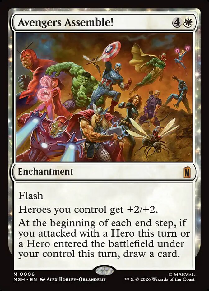 Avengers Assemble!, Marvel Super Heroes Card Art
