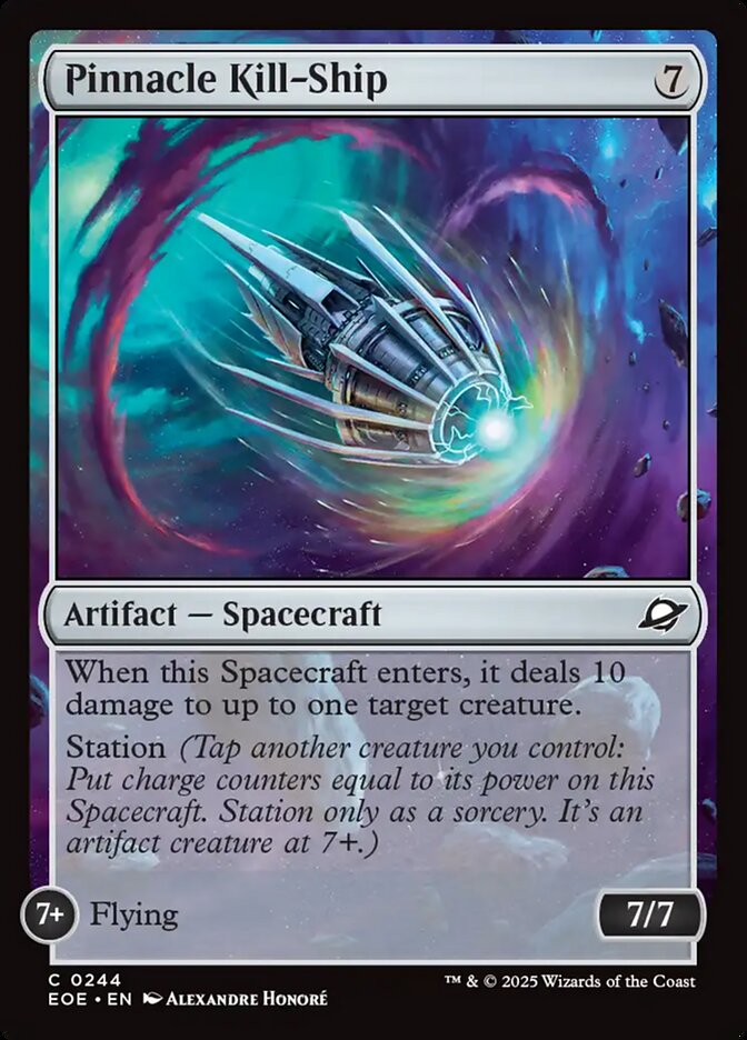 Pinnacle Kill-Ship, Edge Of Eternities Card Art