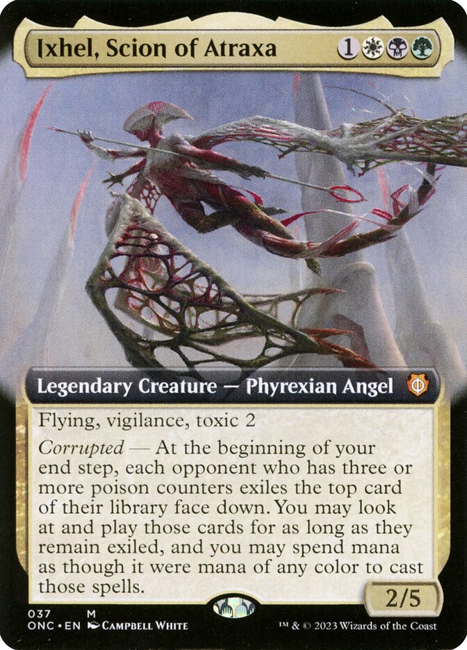 Ixhel, Scion of Atraxa, Phyrexia: All Will Be One Commander Card Art