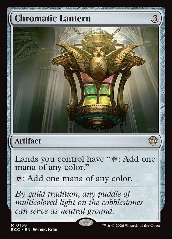 Chromatic Lantern, Lorwyn Eclipsed Commander Card Art