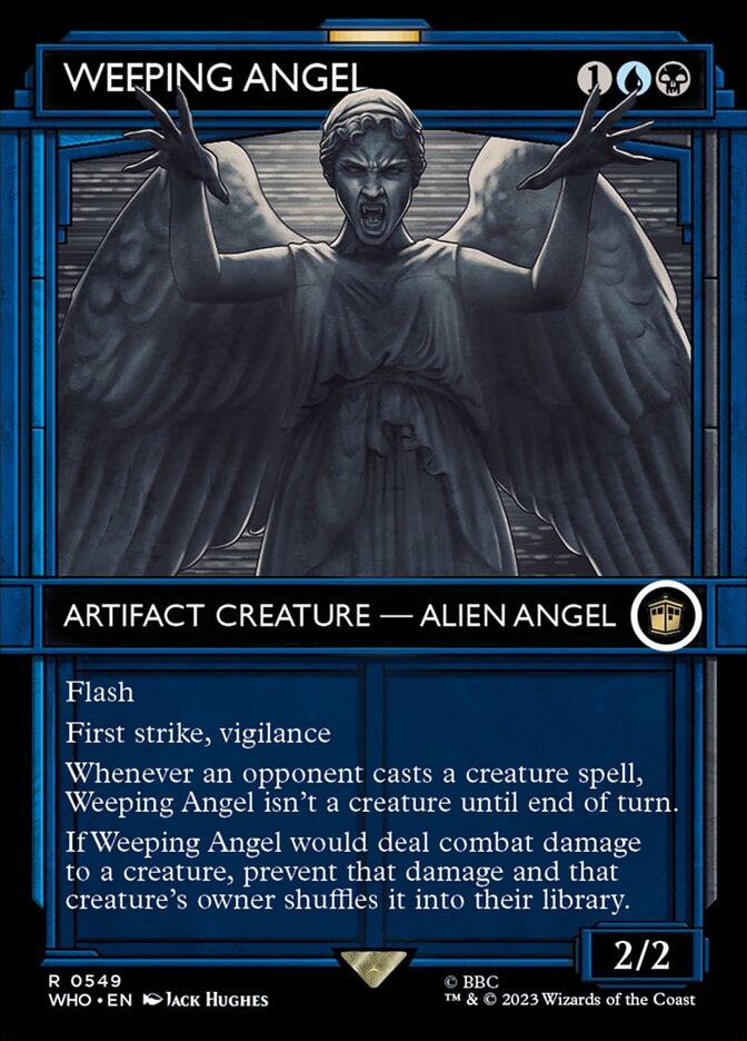 Weeping Angel, Doctor who Card Art