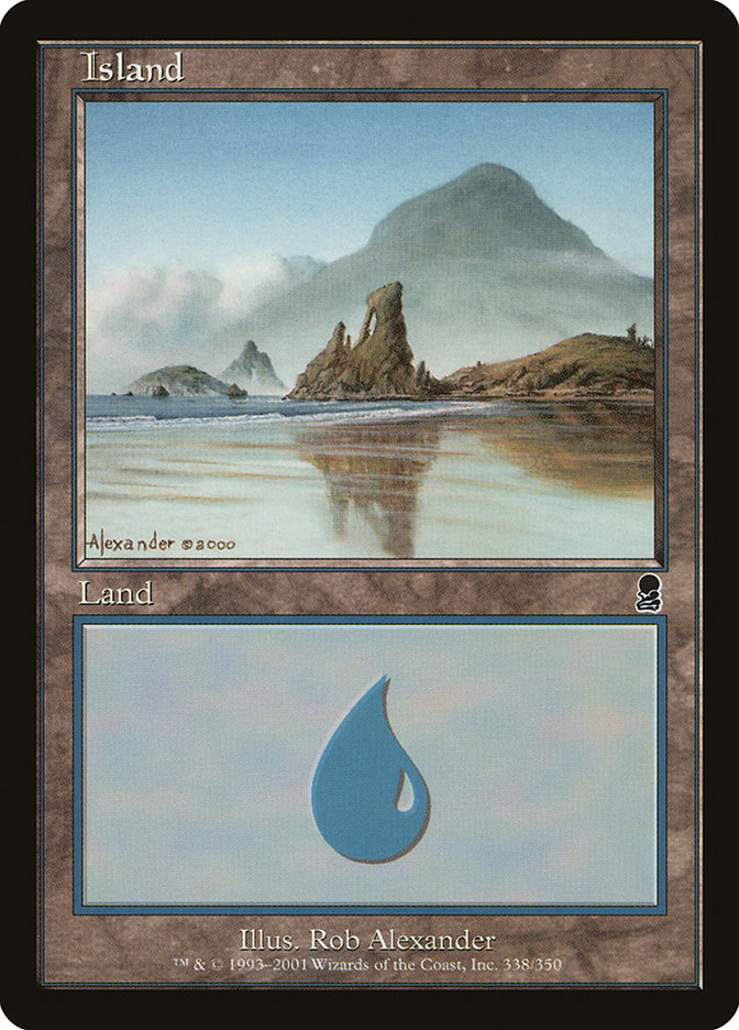 Island, Odyssey Card Art