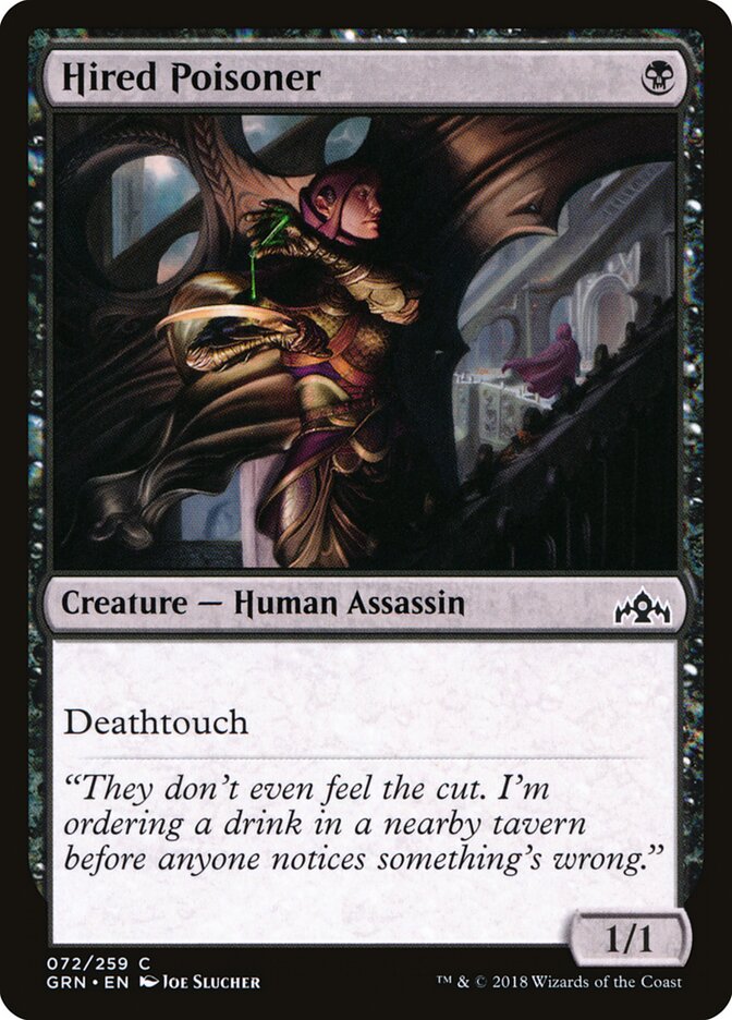 Hired Poisoner, Guilds Of Ravnica Card Art