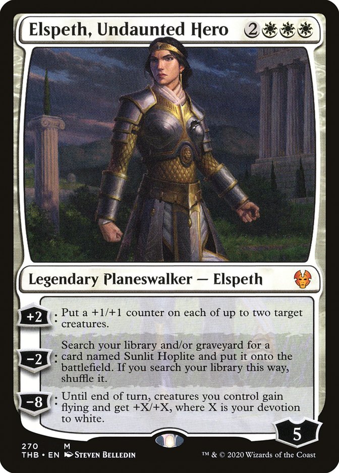 Elspeth, Undaunted Hero, Theros beyond death Card Art