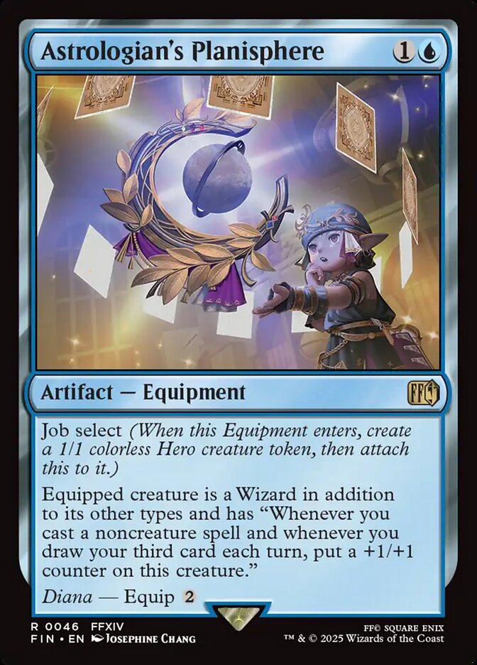 Astrologian's Planisphere, Final fantasy Card Art