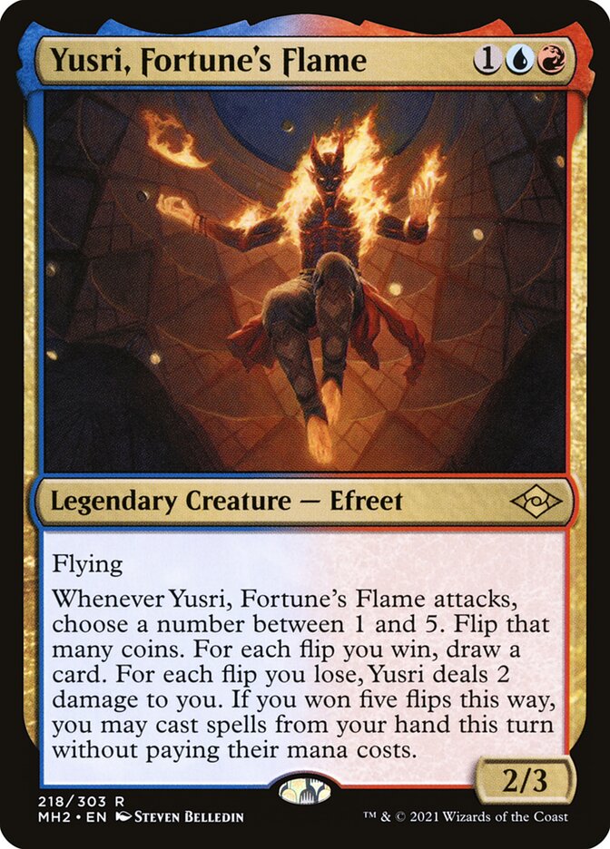 Yusri, Fortune's Flame, Modern horizons 2 Card Art