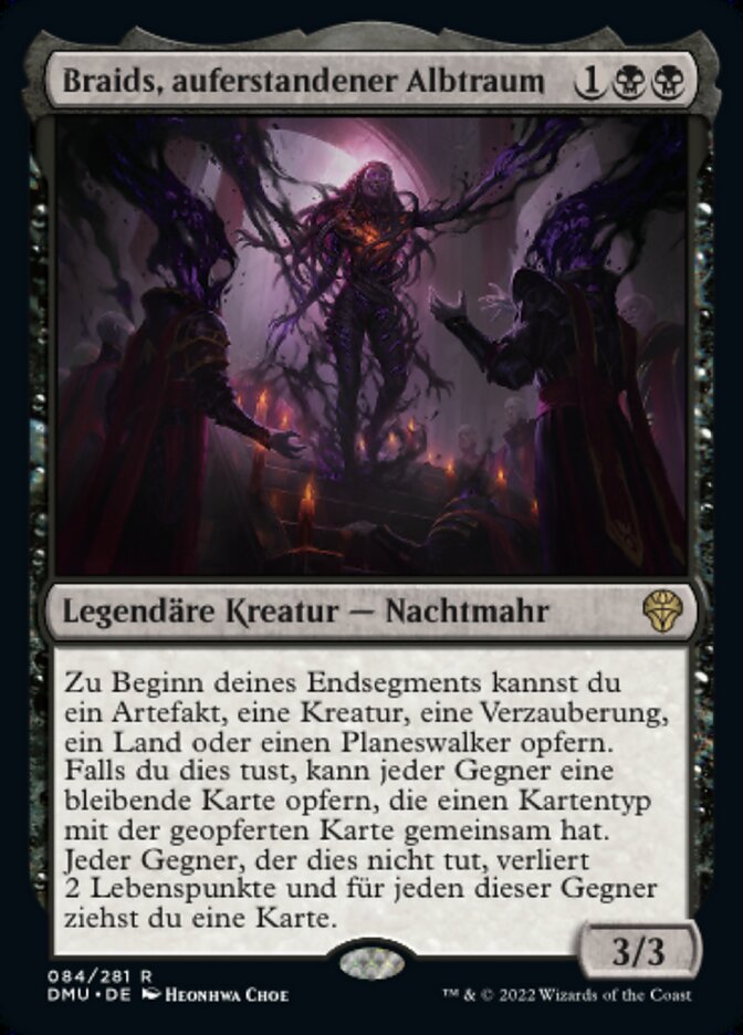 Braids, Arisen Nightmare, Dominaria United Card Art