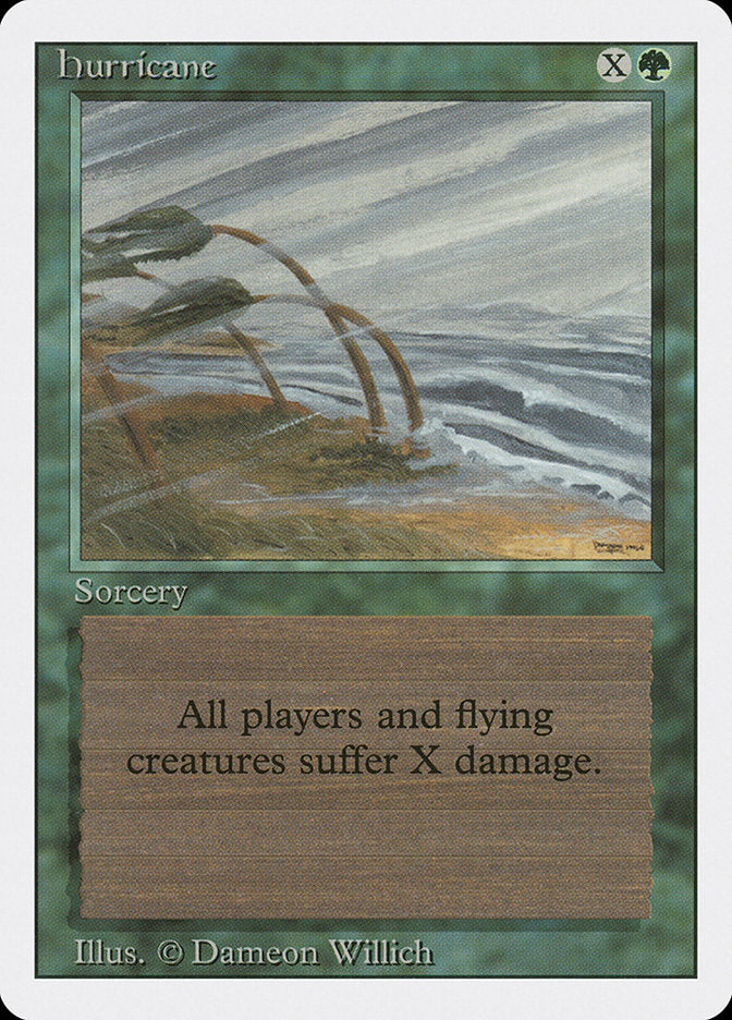 Hurricane, Revised edition Card Art