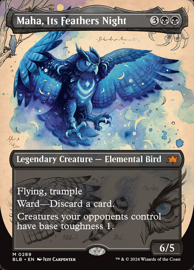 Maha, Its Feathers Night - Foil