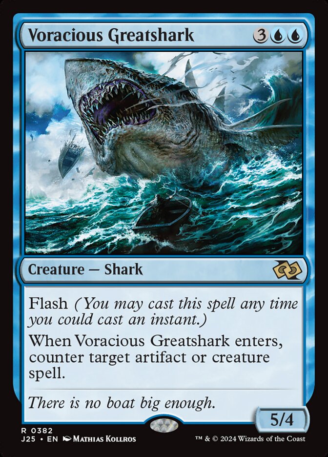 Voracious Greatshark, Foundations Jumpstart Card Art