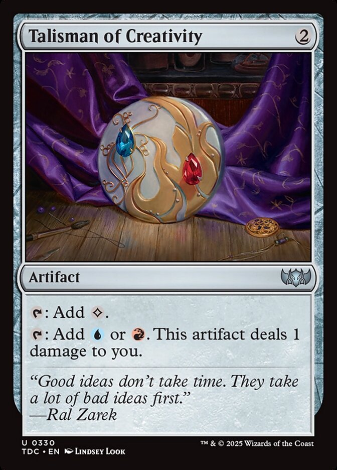 Talisman of Creativity, Tarkir: Dragonstorm Commander Card Art