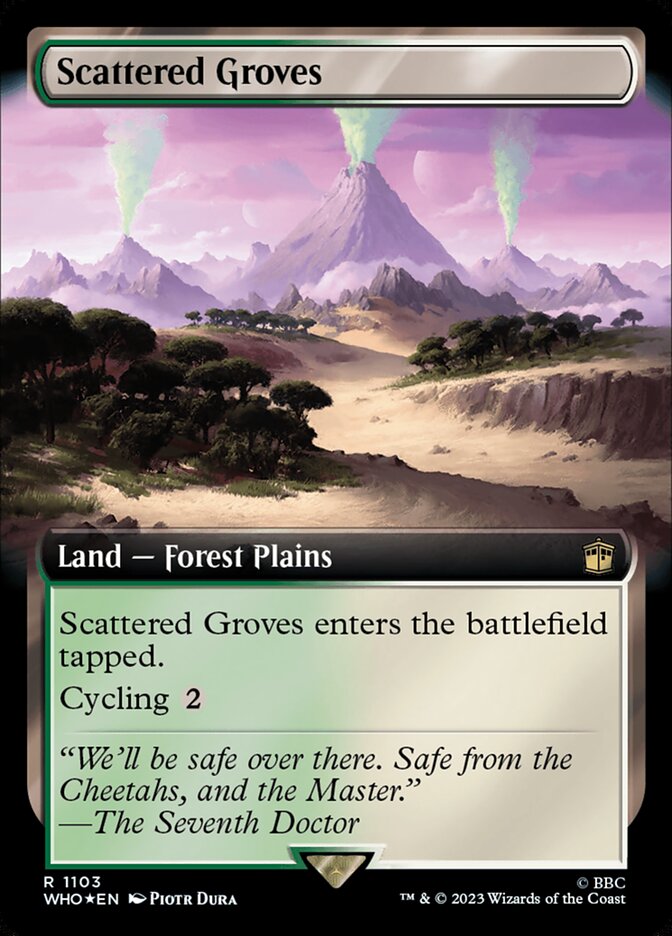 Scattered Groves, Doctor Who Card Art